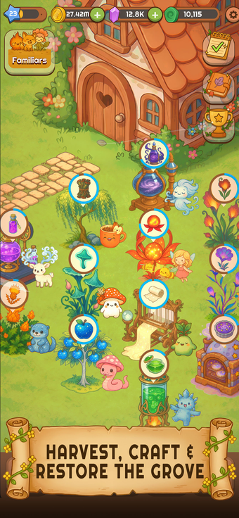 Imagen 0 para Evergrove Idle: Grow Magi…