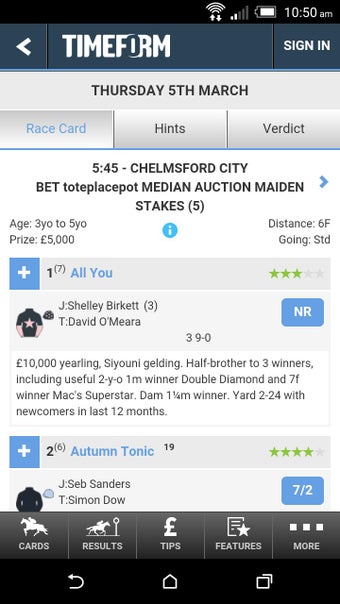 Imagen 1 para Timeform - Horse Racing O…