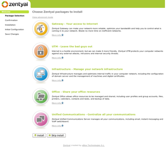 Imagen 1 para Zentyal Linux (64-bit)