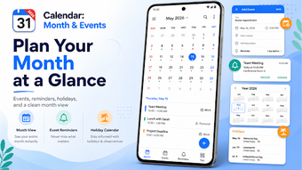Imagen 0 para Calendar: Month  Events