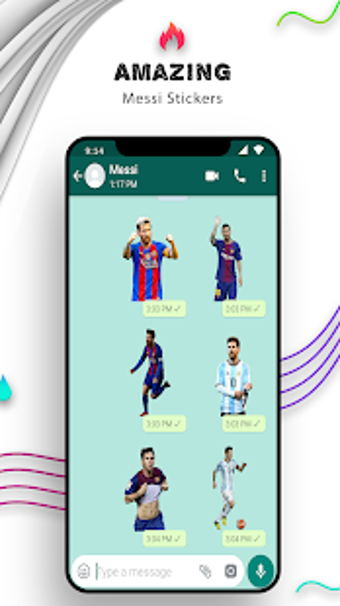 Imagen 0 para Messi Stickers For WhatsA…