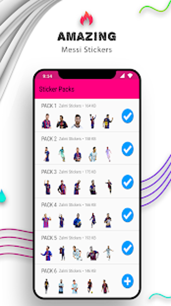 Imagen 3 para Messi Stickers For WhatsA…