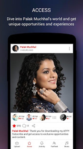 Image 0 for Palak Muchhal Official Ap…