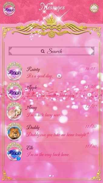 Imagen 3 para GO SMS PRO QUEEN THEME