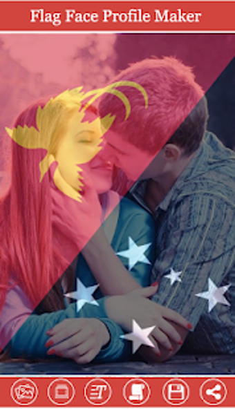 Image 2 for Flag Face Profile Photo E…