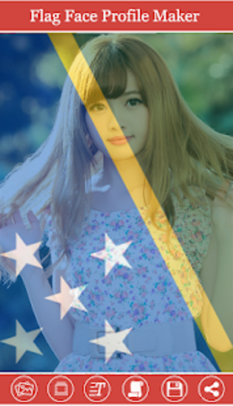 Image 3 for Flag Face Profile Photo E…