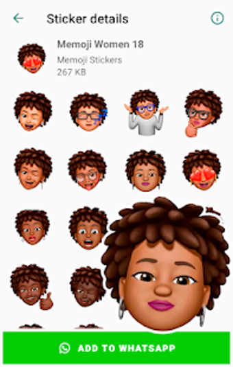 Imagen 3 para Memoji Black People Stick…