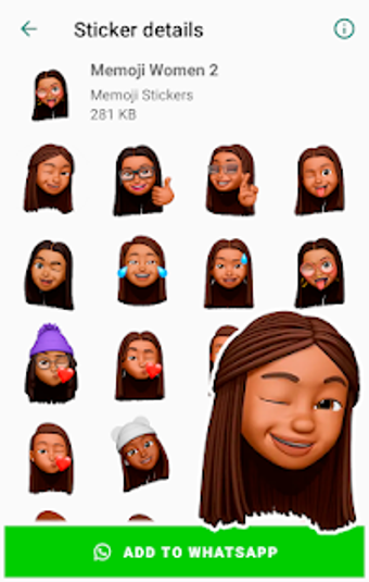 Imagen 0 para Memoji Black People Stick…