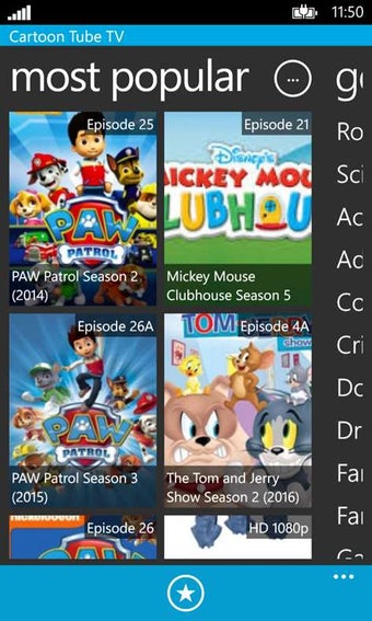 Imagen 1 para Cartoon Tube TV for Windo…