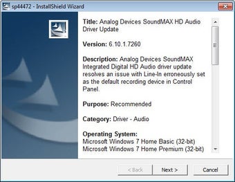 Image 0 for SoundMAX Integrated Digit…