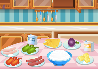 Image 0 for pizza cookies cooking gir…