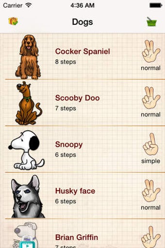 Image 0 for Easy Draw : Nice Dogs