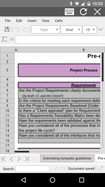 Imagen 2 para AndroXLS editor for XLS s…
