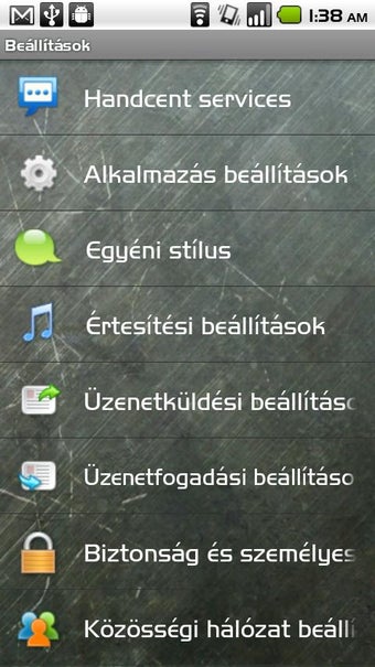 Imagen 1 para Handcent SMS Hungarian La…
