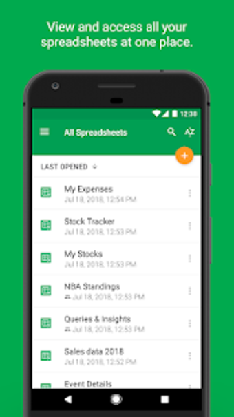 Image 3 for Zoho Sheet - Mobile Sprea…