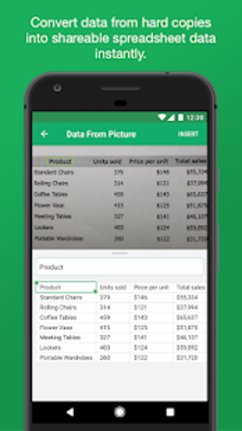 Image 3 for Zoho Sheet - Mobile Sprea…