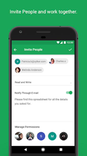 Image 1 for Zoho Sheet - Mobile Sprea…