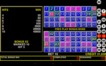 Imagen 3 para Keno Bonus Las Vegas Casi…