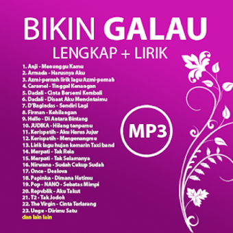 Image 0 for Kumpulan Lagu Galau offli…