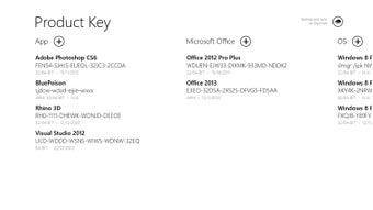 Imagen 1 para ProductKeys for Windows 8