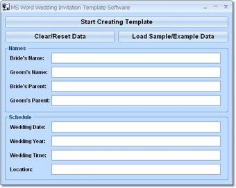 Image 0 for MS Word Wedding Invitatio…