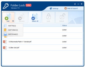 Imagen 0 para Folder Lock Lite