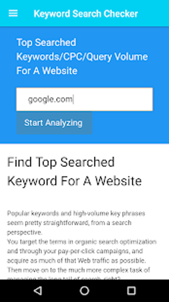 Image 1 for Keyword Search Volume Che…
