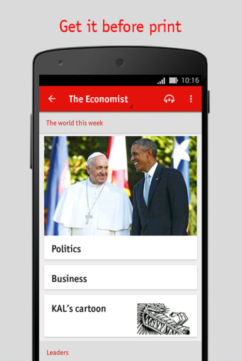 Image 0 for The Economist: World News