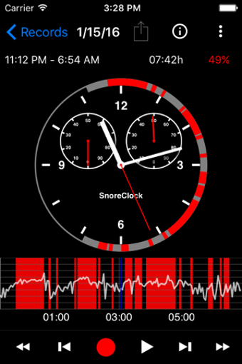 Image 0 for SnoreClock - Do you snore…