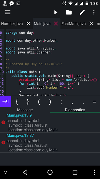 Image 1 for Java N-IDE - Android Buil…