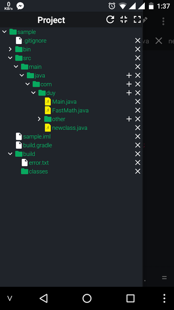 Image 0 for Java N-IDE - Android Buil…