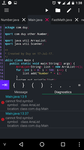 Image 3 for Java N-IDE - Android Buil…