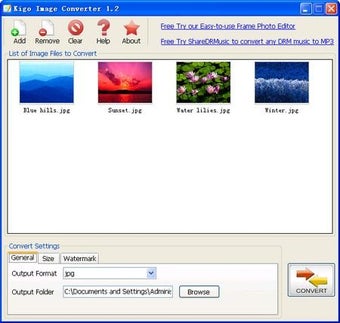 Image 0 for Kigo Image Converter