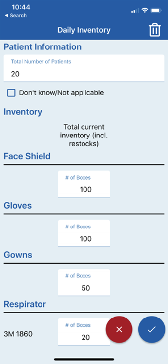 Imagen 2 para NIOSH PPE Tracker