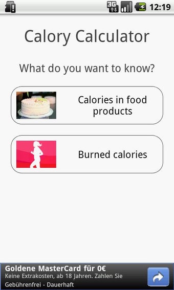 Image 1 for Calory Calculator free
