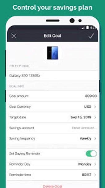 Image 2 for Money Box Savings Goals P…