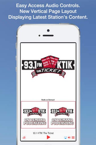 Image 0 for 93.1 KTIK The Ticket