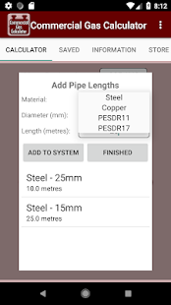 Image 2 for Commercial Gas Calculator