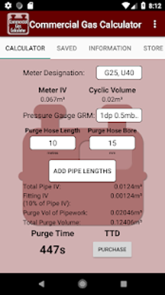 Imagen 2 para Commercial Gas Calculator