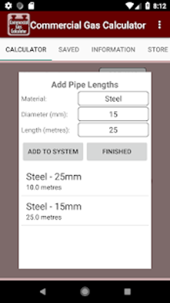 Image 1 for Commercial Gas Calculator