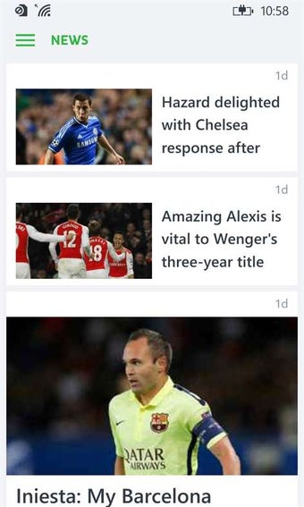 Image 1 for Onefootball for Windows 1…