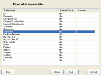 Image 0 for Export Table to Excel for…