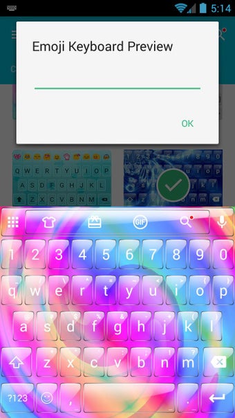 Imagen 3 para Glass Spiral Emoji Keyboa…