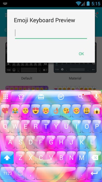 Imagen 1 para Glass Spiral Emoji Keyboa…