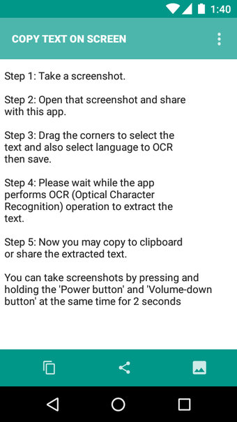 Imagen 2 para Copy Text On Screen pro
