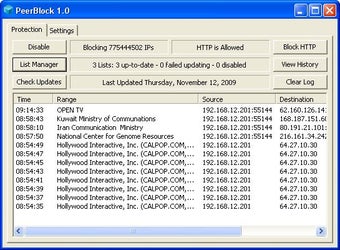 Image 0 for PeerBlock Portable (64-bi…