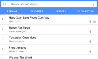 Imagen 0 para Guitar Tabs & Chords for …
