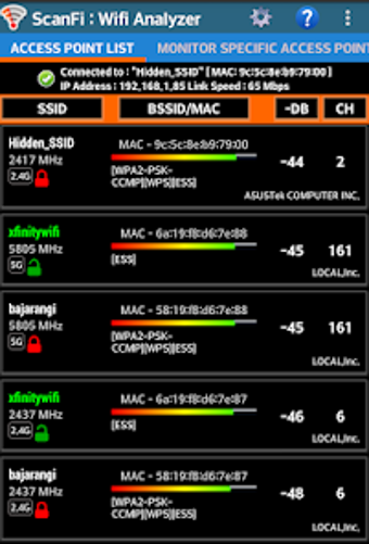 Image 0 for ScanFi : WiFi Analyzer an…