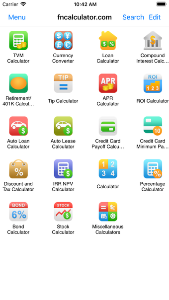 Image 0 for EZ Financial Calculators