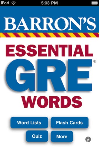 Image 0 for Barron's Essential GRE Wo…